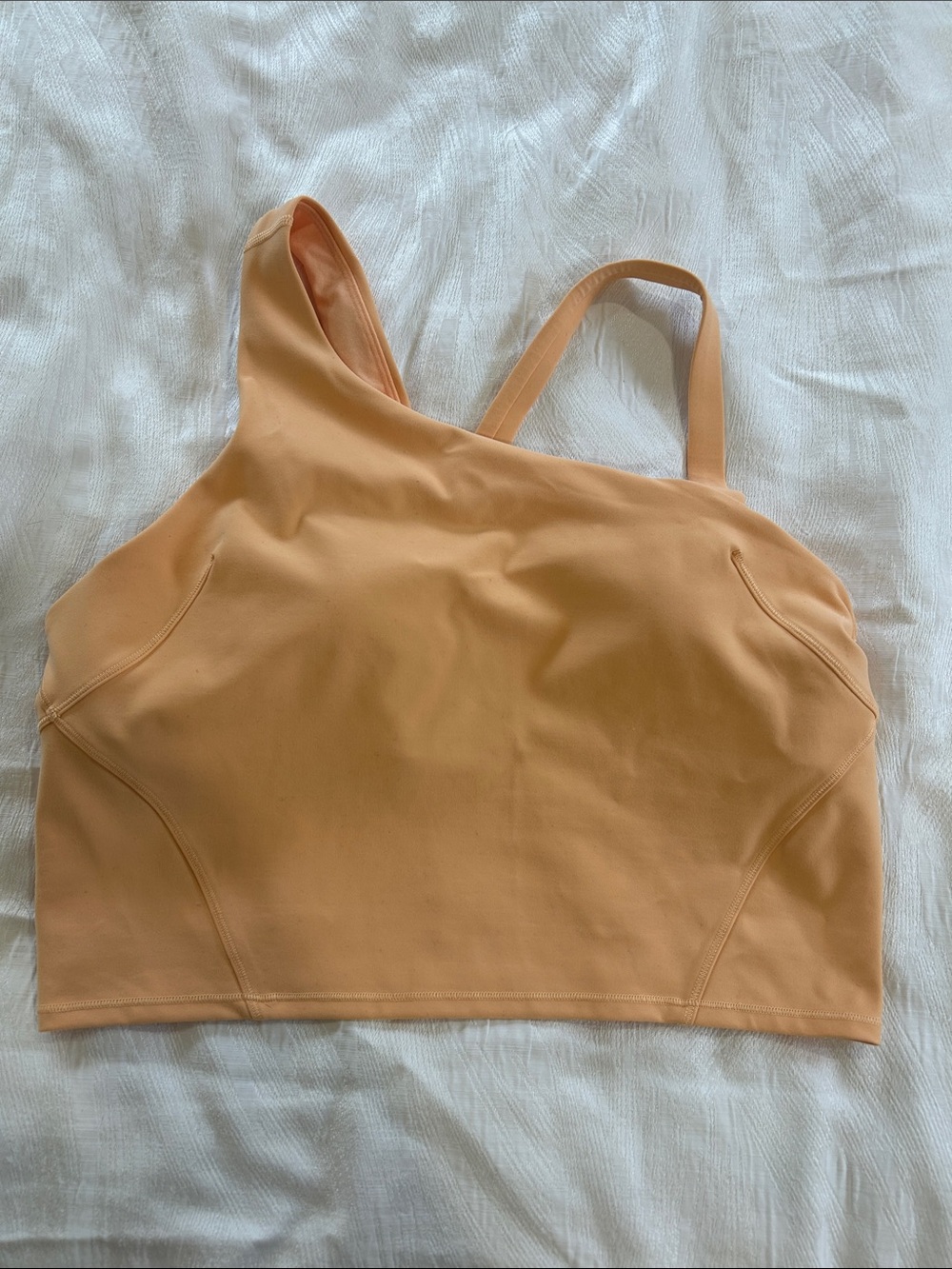 lululemon athletica Peach Asymmetric Strappy Sports Bra
